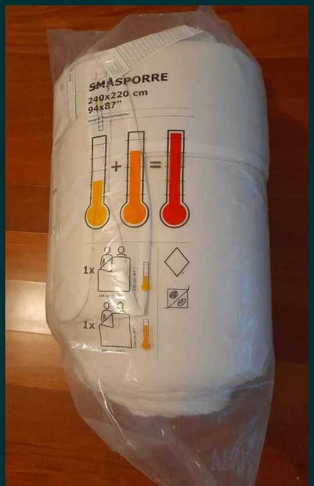 Edredão de 2 peças, 240x220 cm, Novo! Ikea
