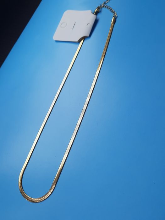 Łańcuszek żmijka taśma Zara stal szlachetna nowy z metką.