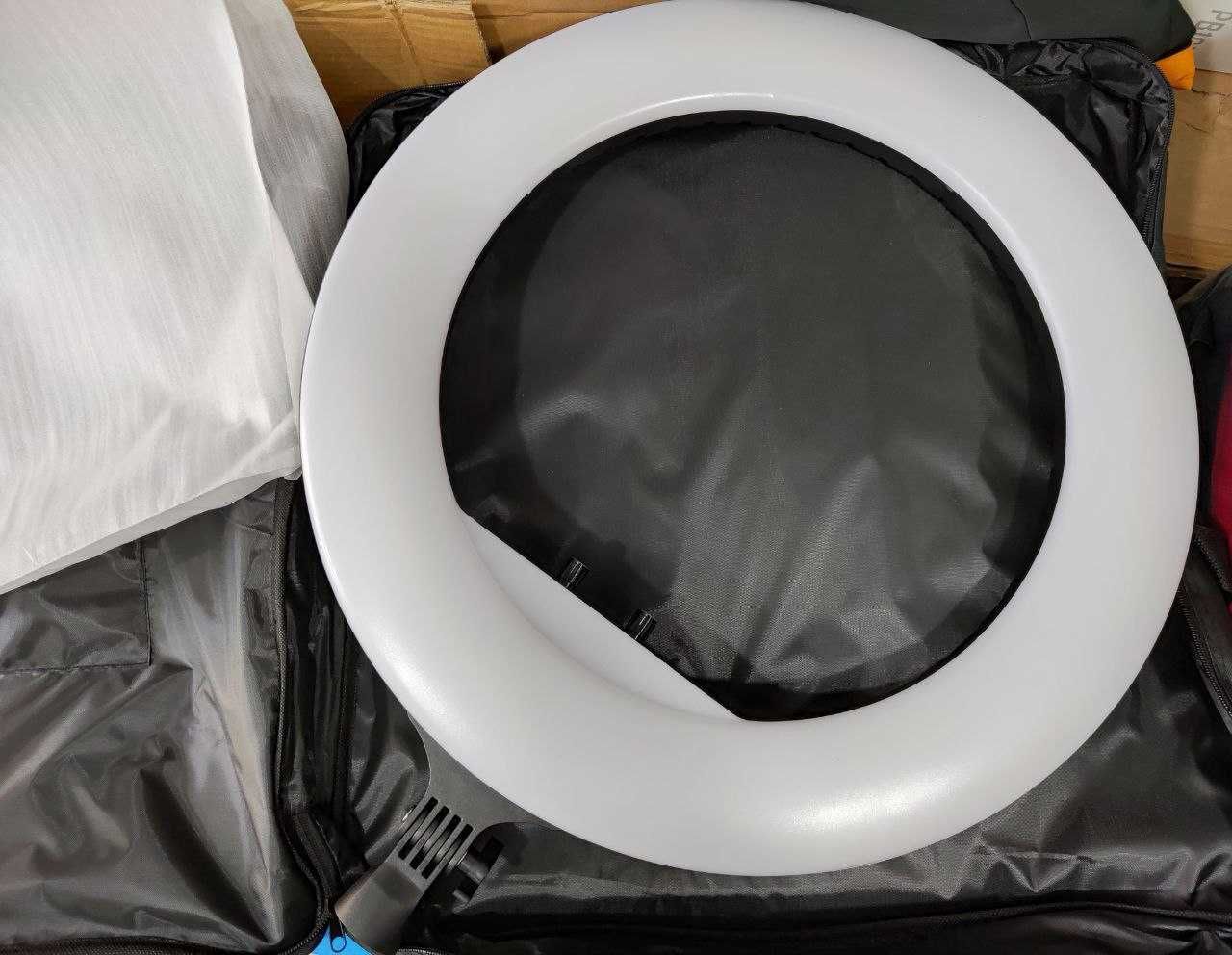 Кольцевая LED лампа RL-21 55см ОРИГИНАЛ пульт, сумка, усиленный штатив