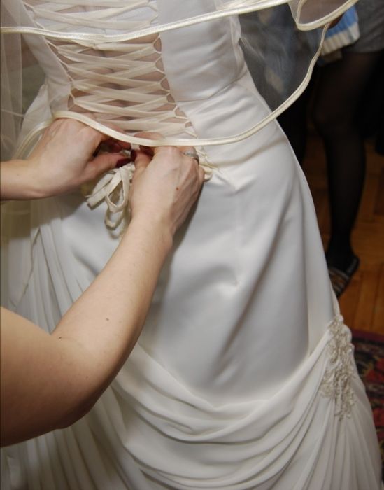 Свадебное платье Maxima, корсет, размер М