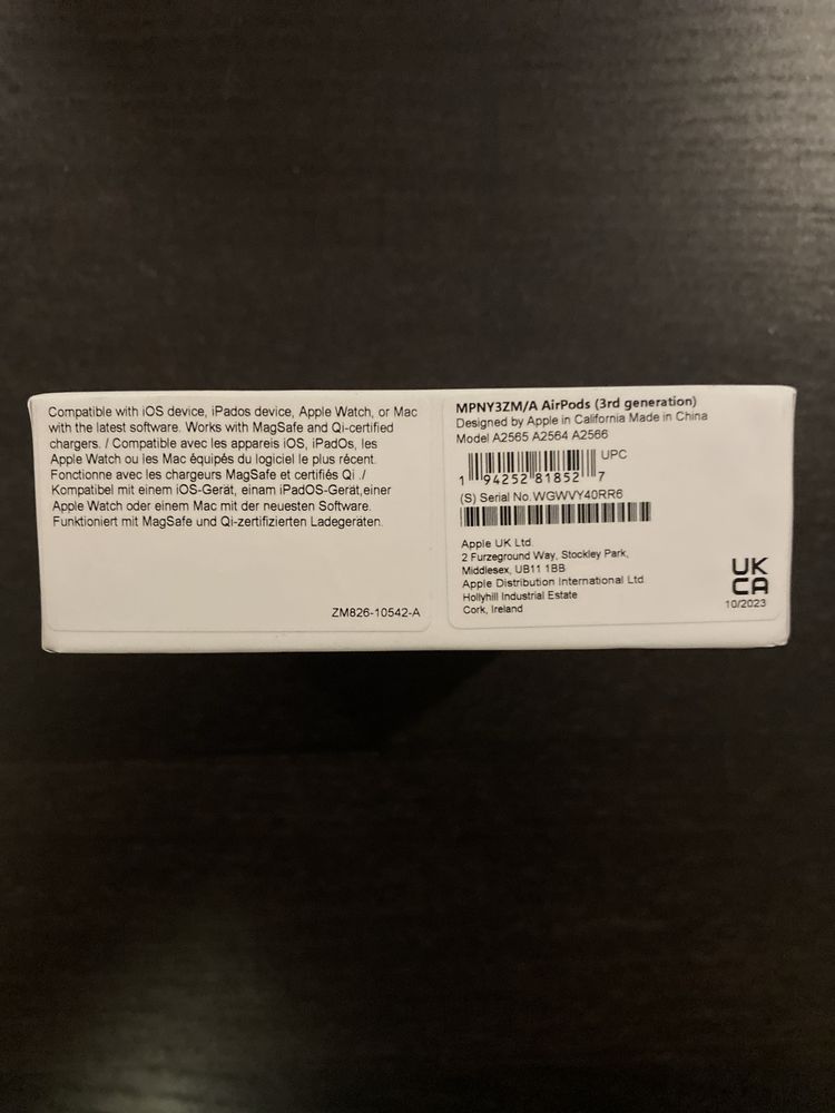 APPLE AirPods 3ª Geraçao (usados)