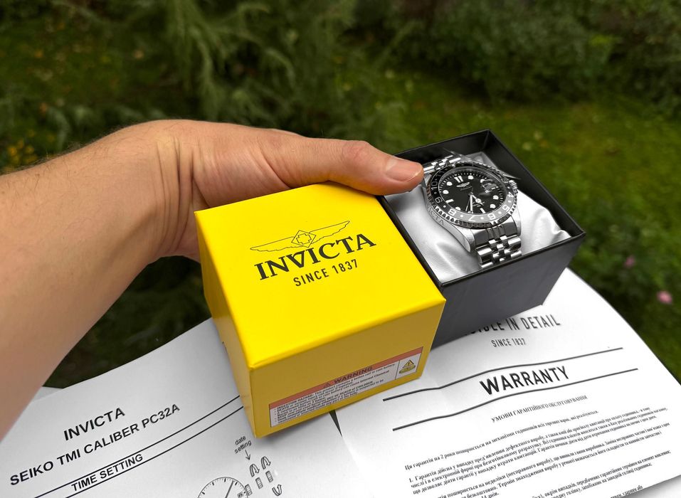 Годинник Invicta 35129 Pro Diver 43 mm. Master of the Oceans Black