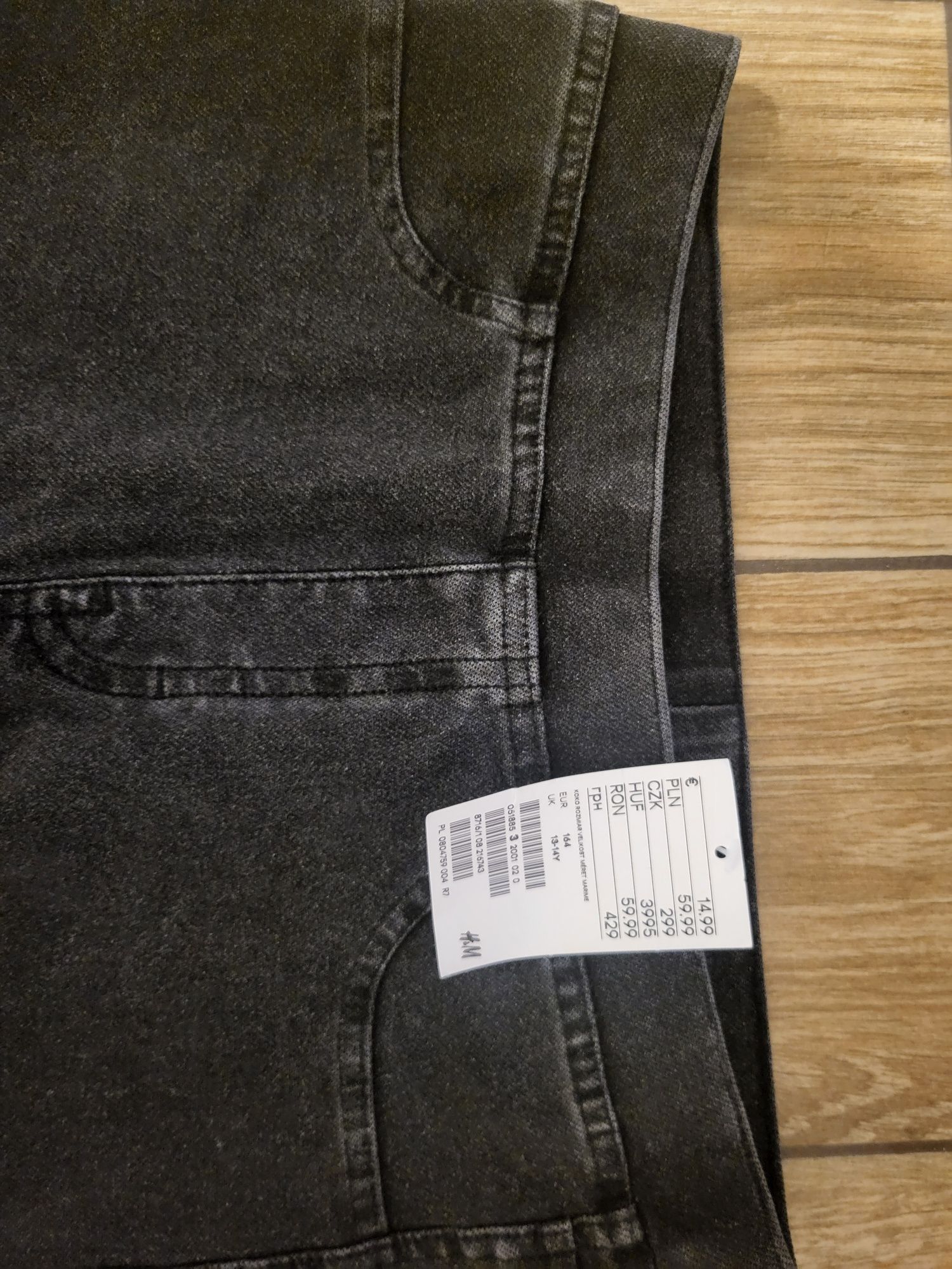 Spodnie skiny jeans nowe 164 H&M