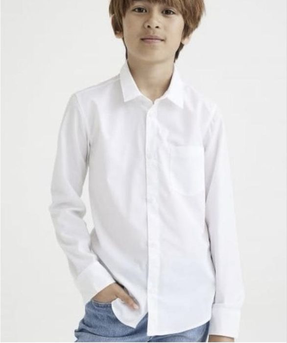 Біла сорочка на хлопця 12,13,14,15 років