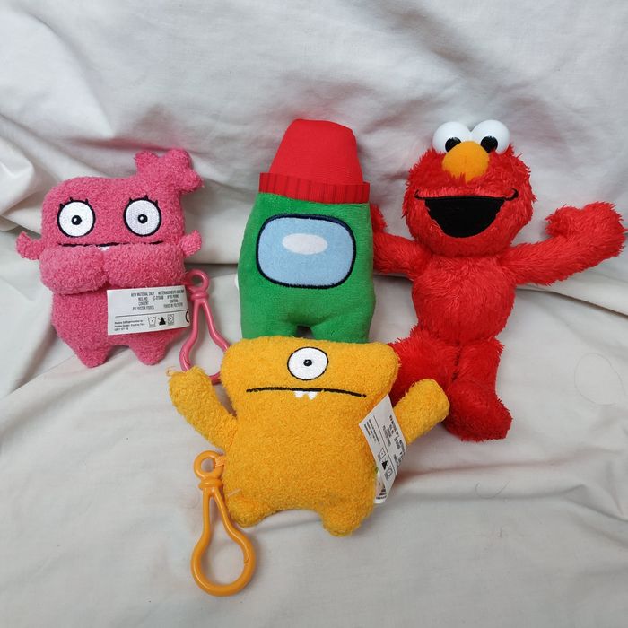 Эманг аз,among us,Элмо, улица сезам, Ugly dolls( Мокси,wedgehead)