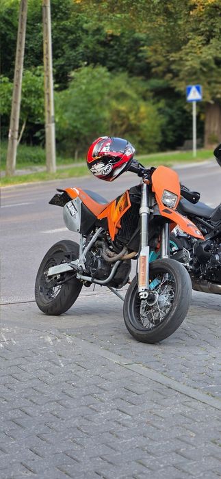 KTM LC4 640 SM uszkodzony silnik supermoto