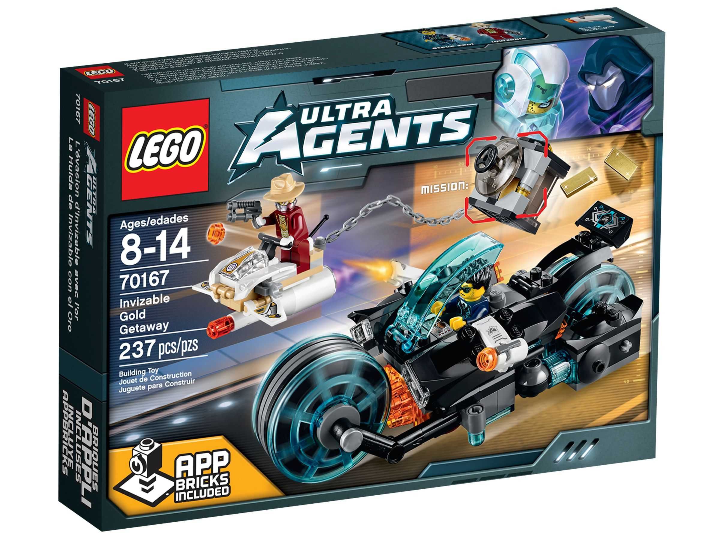 Конструктор LEGO Ultra Agents 70166/70167/70168/70169/70170