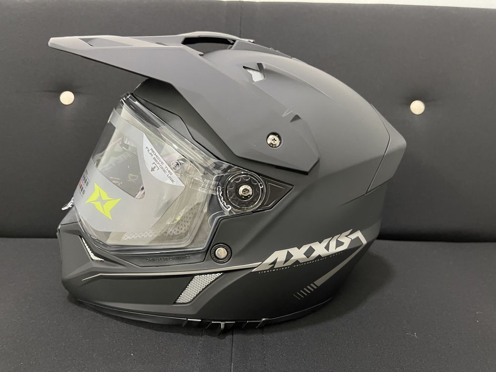 Capacete Trail/offroad AXXIS WOLF DS SOLID novo