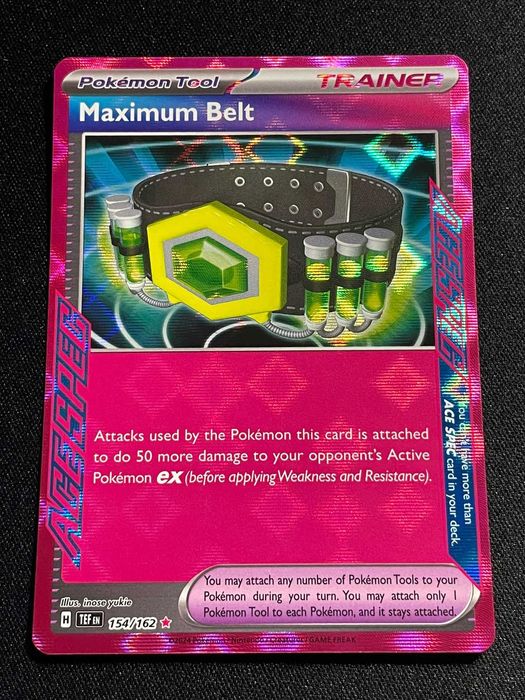 Carta Pokémon Maximum Belt 154/162 Temporal Forces