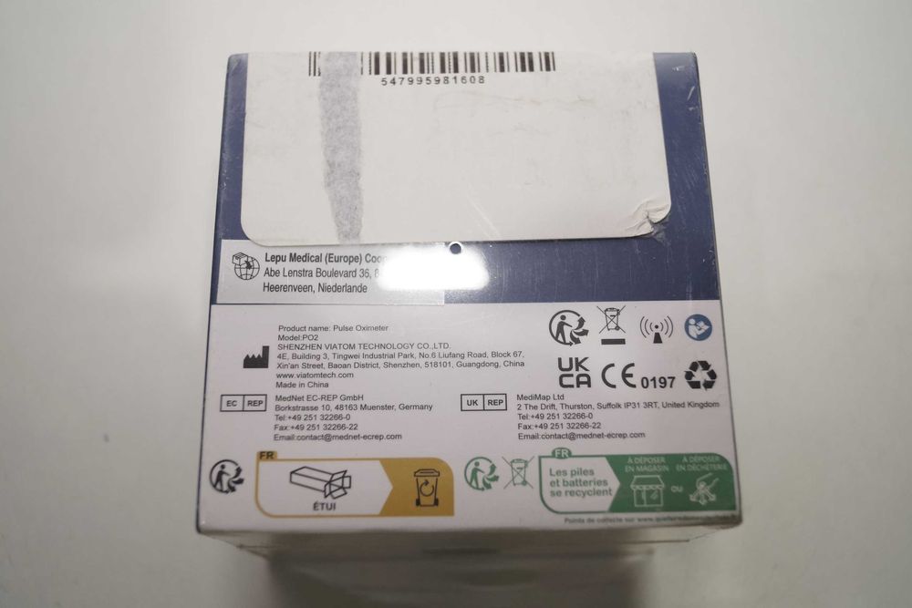 1736 Wellue Pulsoksymetr pierścieniowy O2 Ring monitor tlenu Viatom