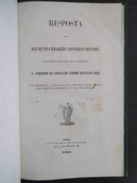 livro:  “Resposta de José de Paiva Magalhães Vasconcelos Bernardes...”