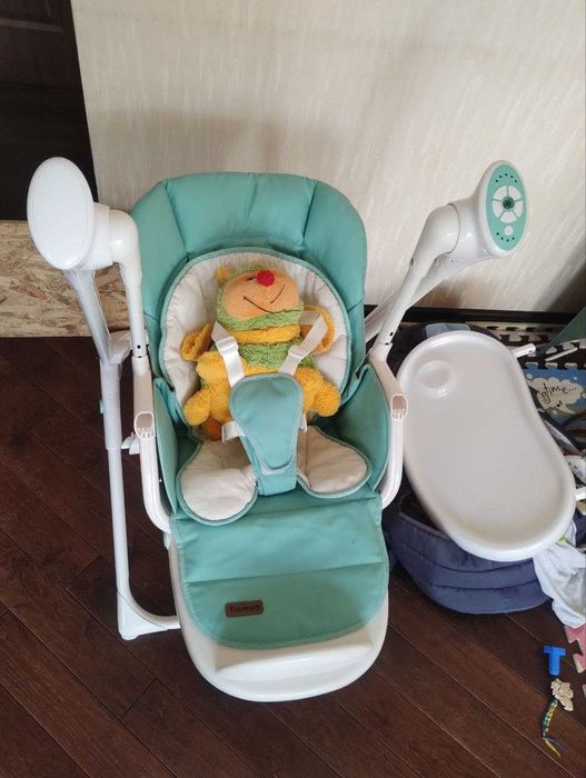 Дитячий стілець для годування, гойдалка з автоматичним заколисуванням