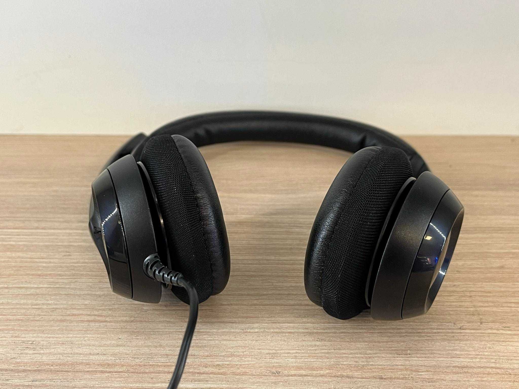 Słuchawki przewodowe nauszne Logitech H390 | CZARNE |