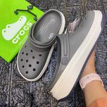 Crocs Crocband Full Force Clog Grey мужские кроксы серые оригинал