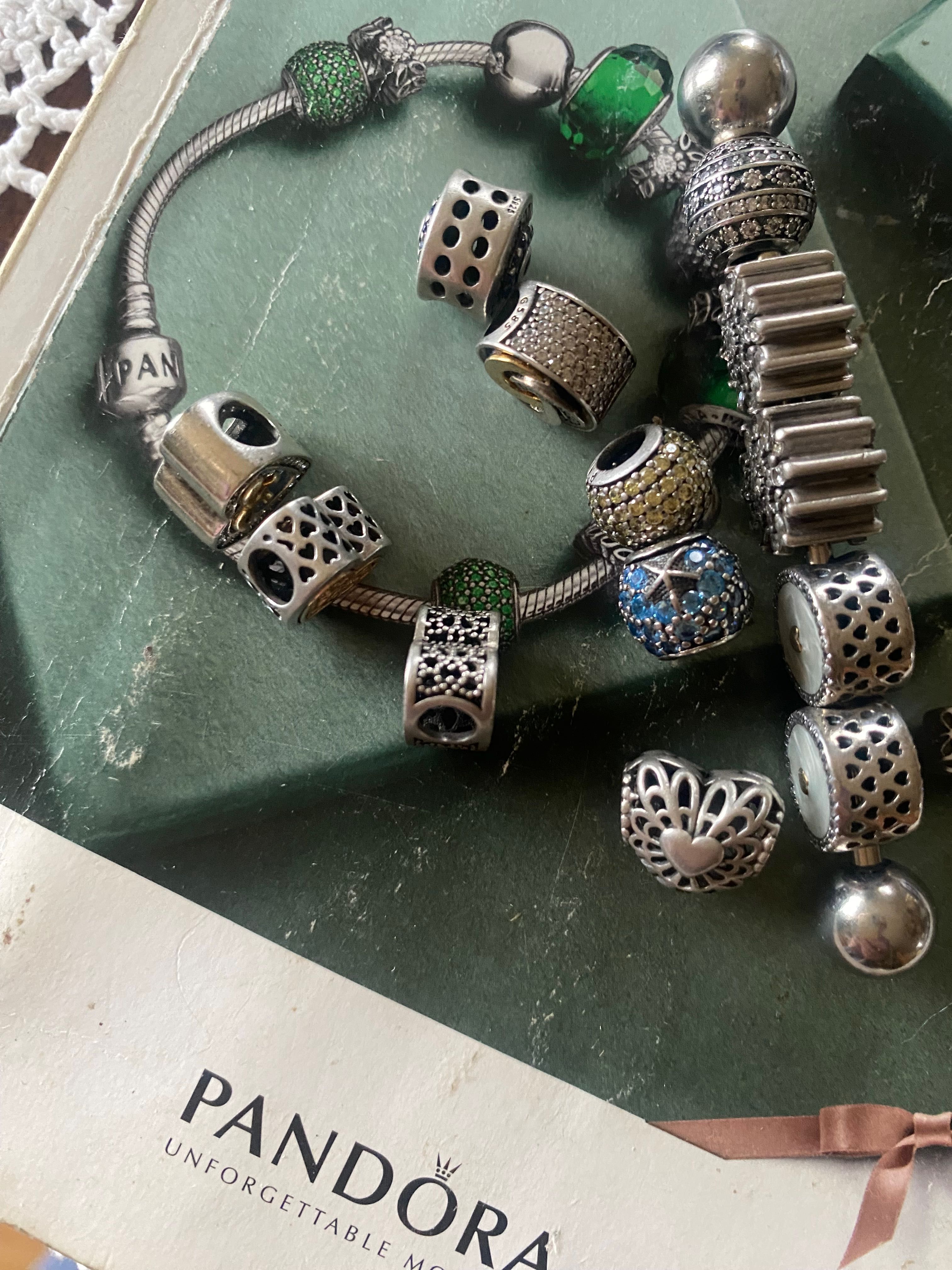 Charms ażurowe serce do bransoletki Pandora