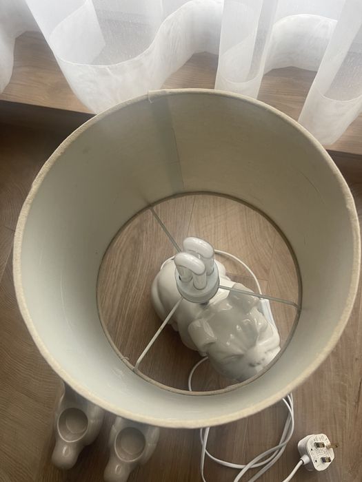 Lampka i swieczniki