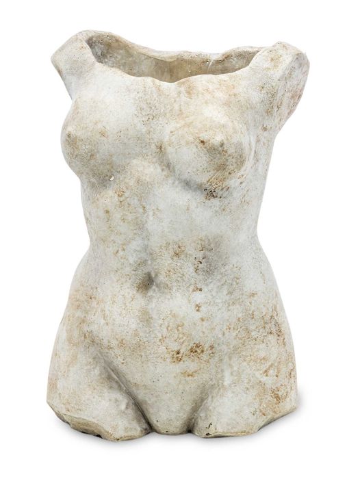 Osłonka na doniczkę kobiece popiersie tors donica 27 cm