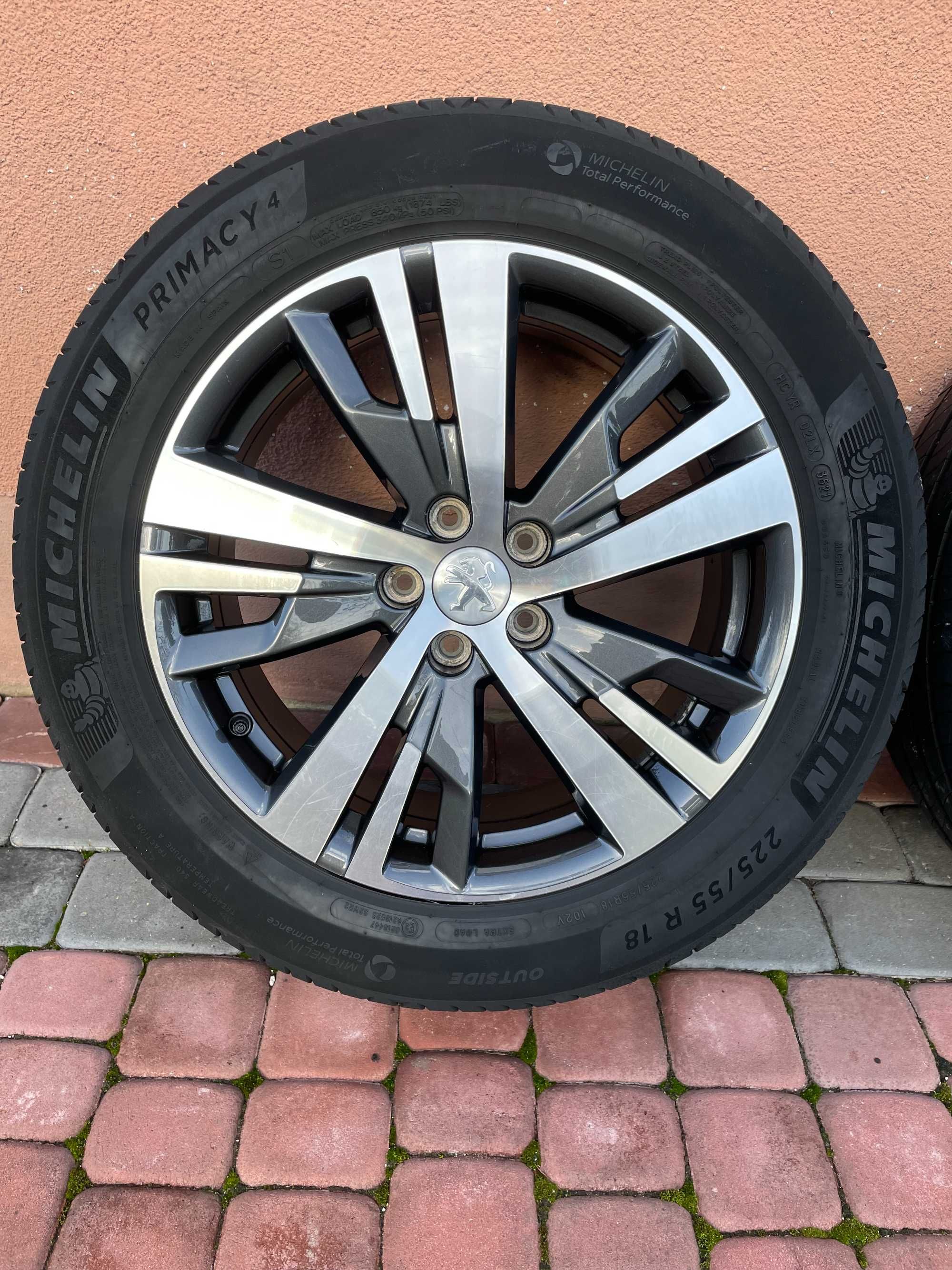 Komplet Kół Peugeot 3008 , 5008 R18 5 x 108 Oryginał