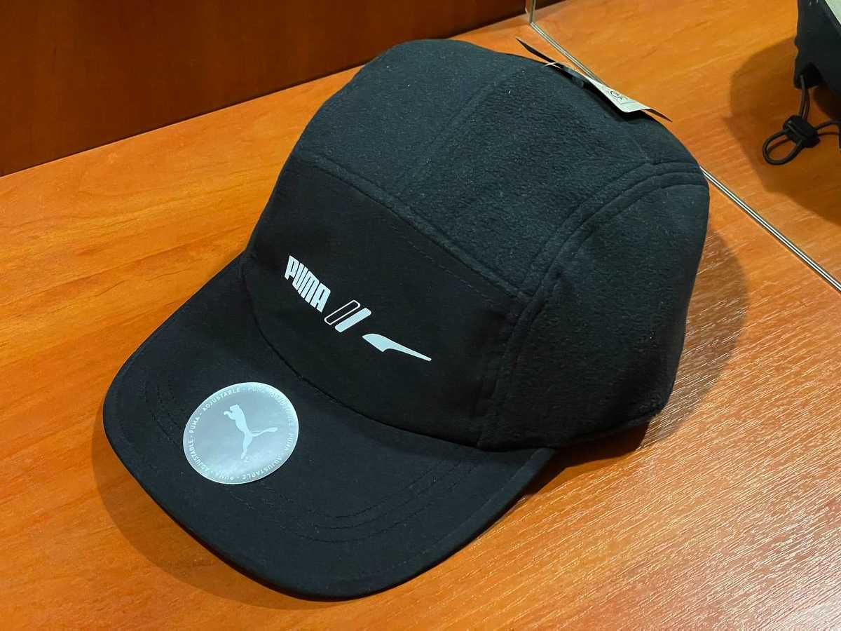 Puma 5 panel cap 024031-01 флісова кепка оригінал унісекс бейсболка