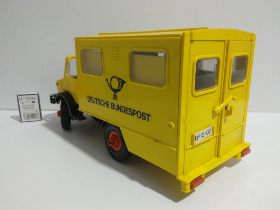 stara zabawka PRL Mercedes Unimog pocztowy GDR DDR stare zabawki czz