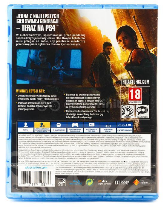 The Last of Us Remastered HITS PL (PS4)