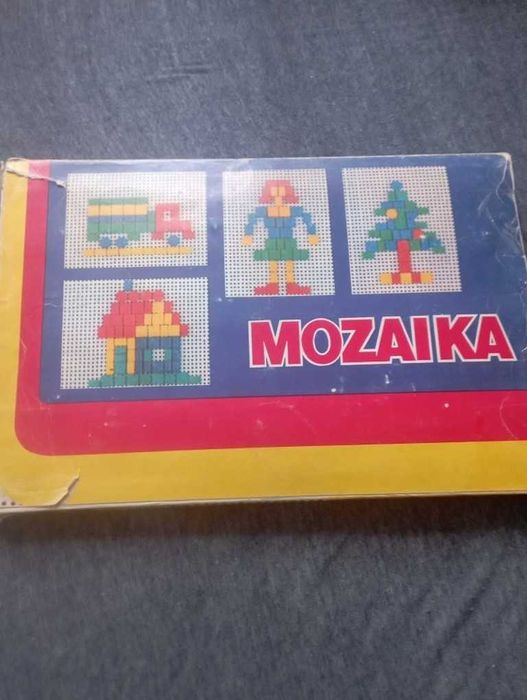 Mozaika, układanka dla dzieci PRL