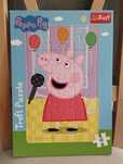 Puzzle ramkowe zestaw 5szt. + gratis. Świnka Peppa, Bob Budowniczy