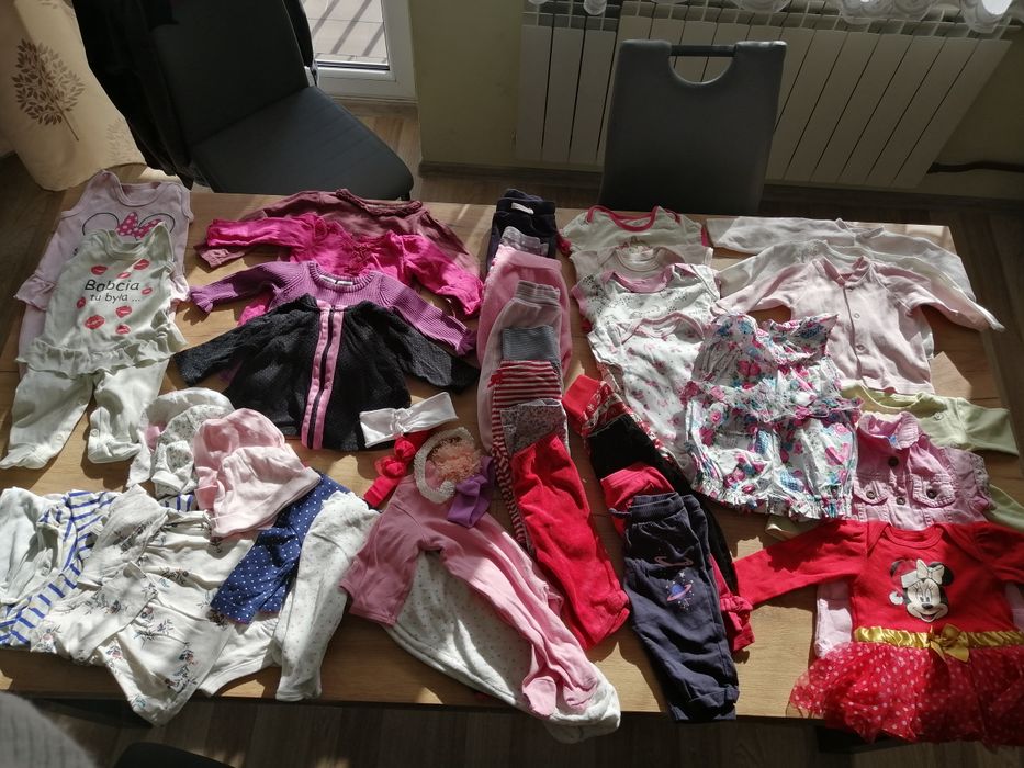 Ubranka dla dziewczynki 68 rozm. 3-6 miesiecy