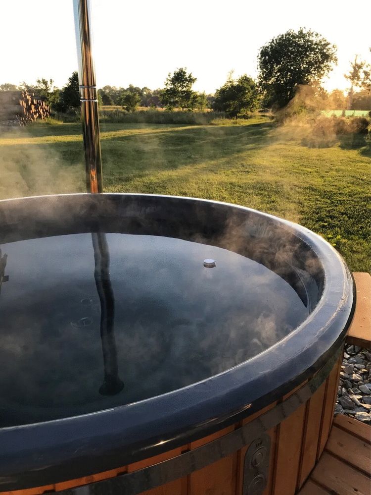 Domek całoroczny, letniskowy „STODOŁA 2” z balia, jacuzzi