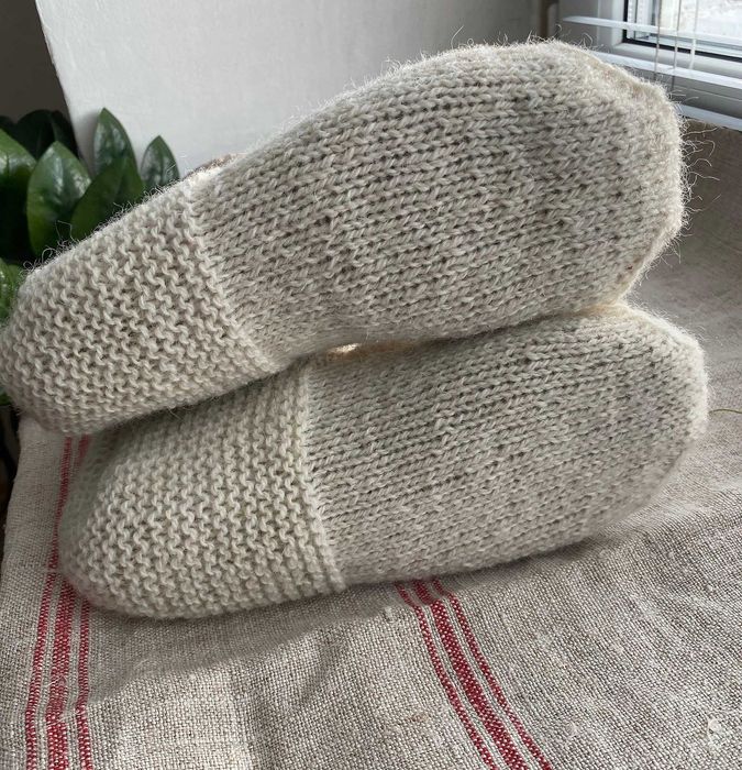 Cлідки з білої натуральної вовни, терапевтичні, 40-41.