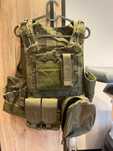 Kamizelka taktyczna MOLLE – Olive Drab – komplet ładownic | ASG