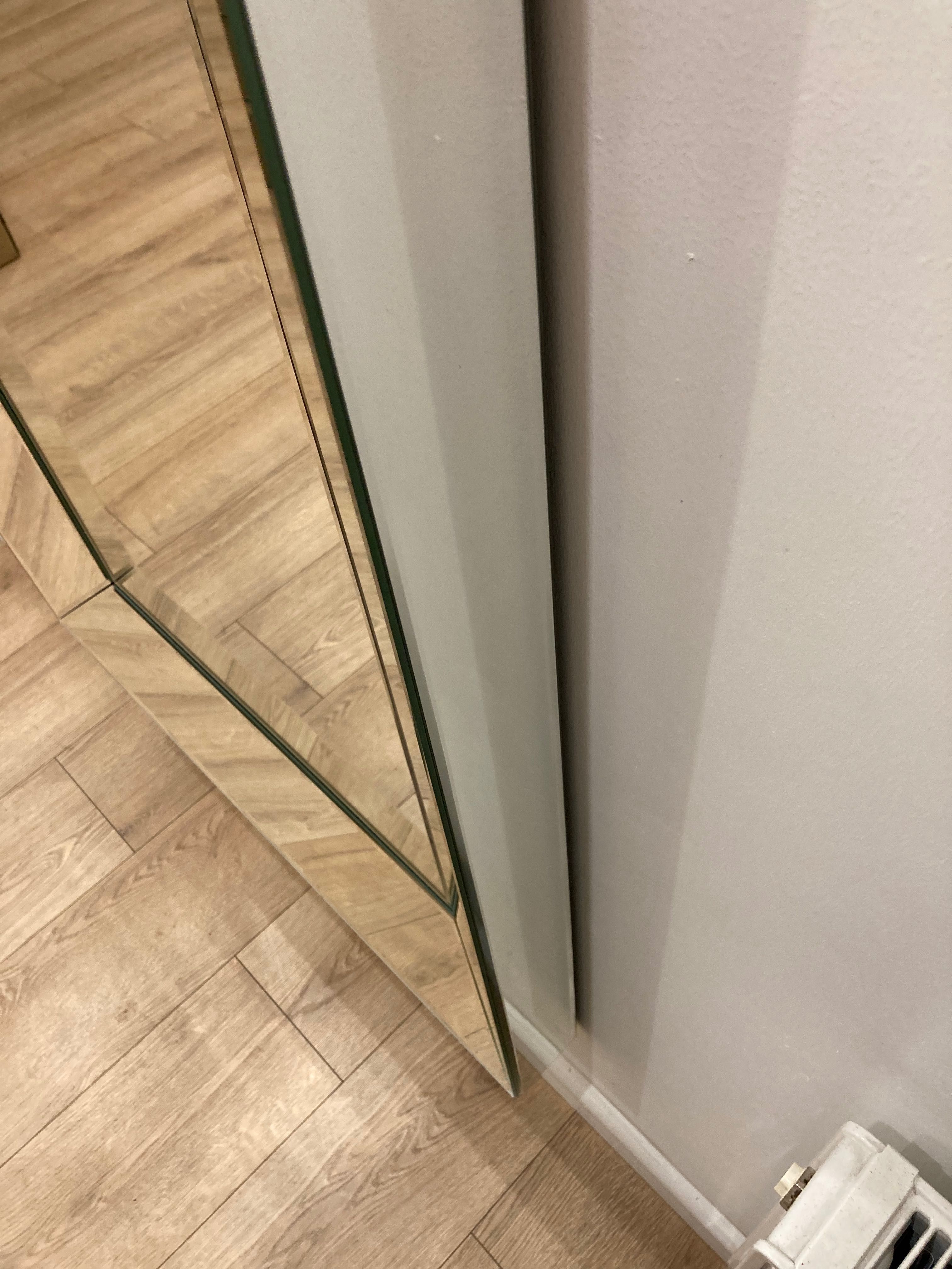 LUSTRO 180CM w lustrzanej ramie 3D Glamour