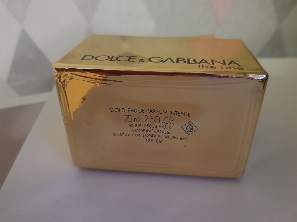 Woda perfumowana Dolce Gabbana The One Intense Gold 75 ml