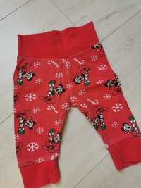 Spodnie świąteczne czerwone 62