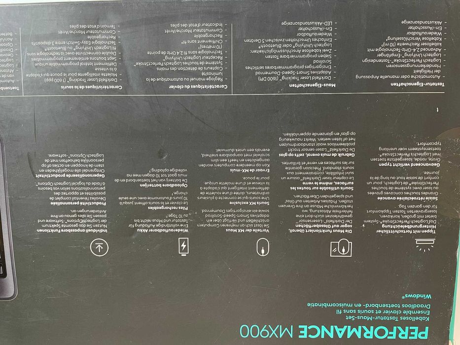 Zestaw Klawiatura i mysz Logitech MX900 laserowy szybkie do gry