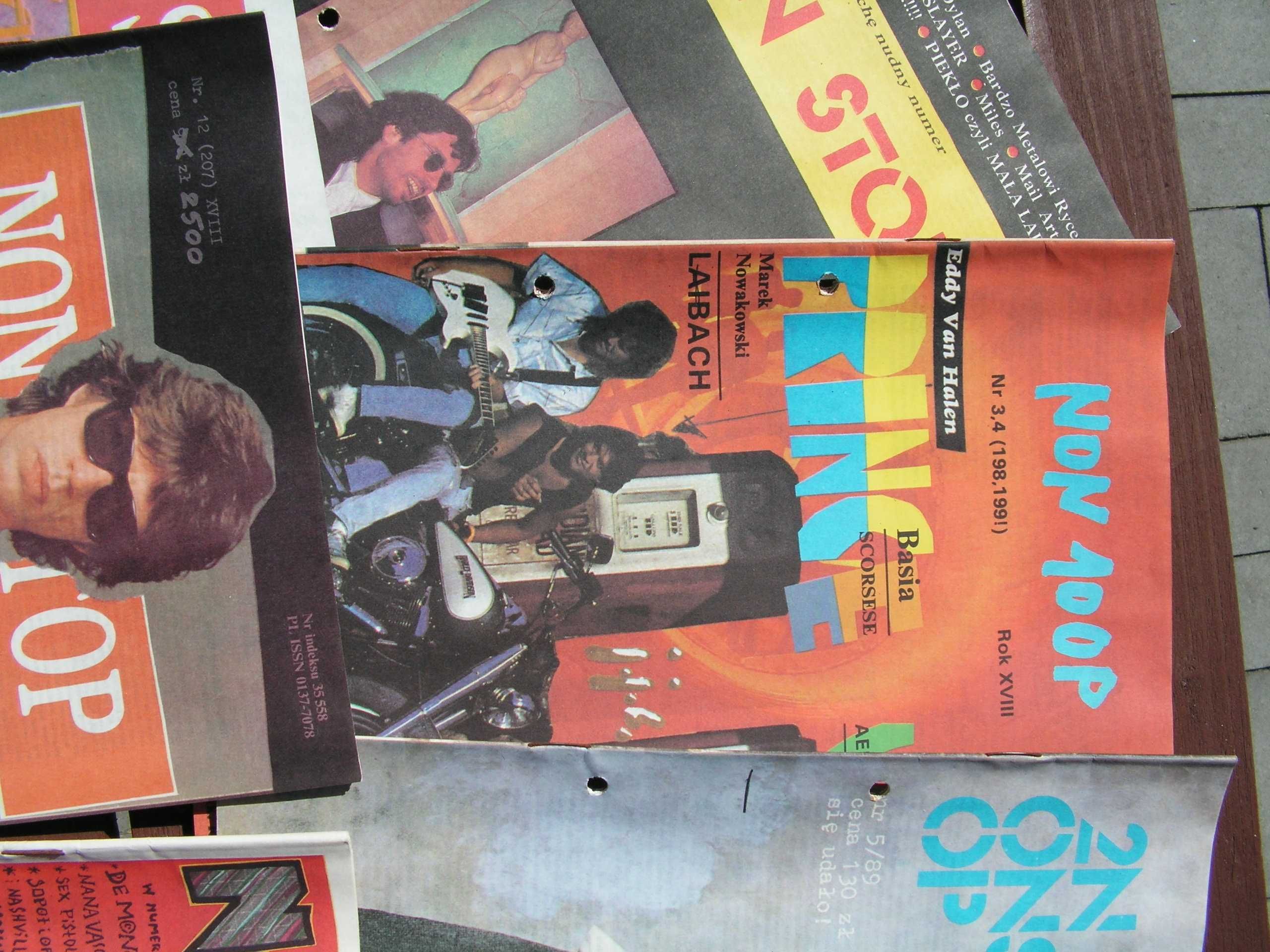 Non Stop, czasopismo muzyczne z 1989 - 90 r, 11 sztuk