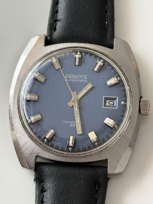 Zegarek Provita Automatic 25jewels, duromat, duży 40mm, na gwarancji
