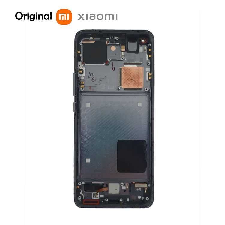 Ecrã LCD + Touch com frame para Xiaomi Mi 11 Ultra - Preto (Grade A)