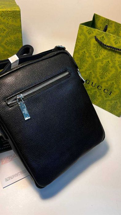 Męska torba torebka Listonoszka, skóra 66262-1