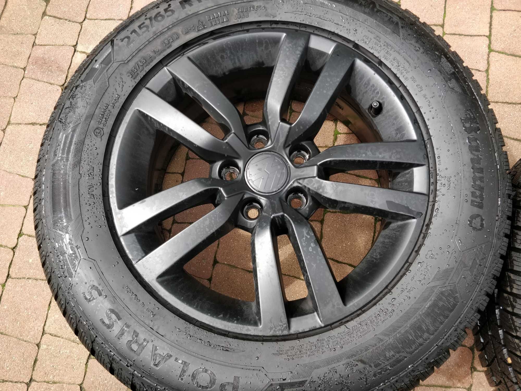 3153. Koła zimowe Vw Tiguan Audi Q3 5x112 ET33 215/65/16 2021r 8.5mm