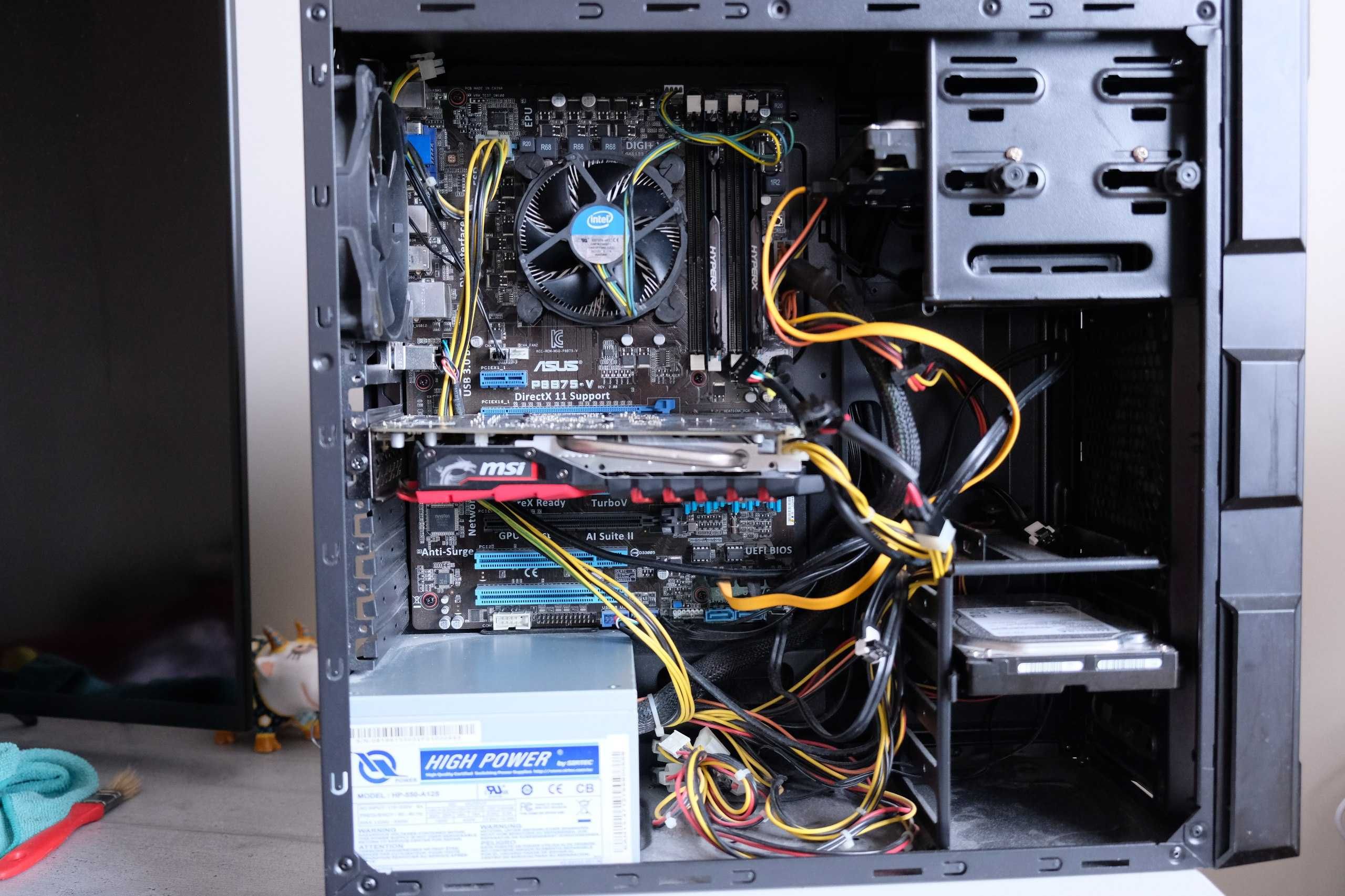 Ігровий ПК Intel Core i5-3450, GTX 1050, 16Gb, 2TB, 550W