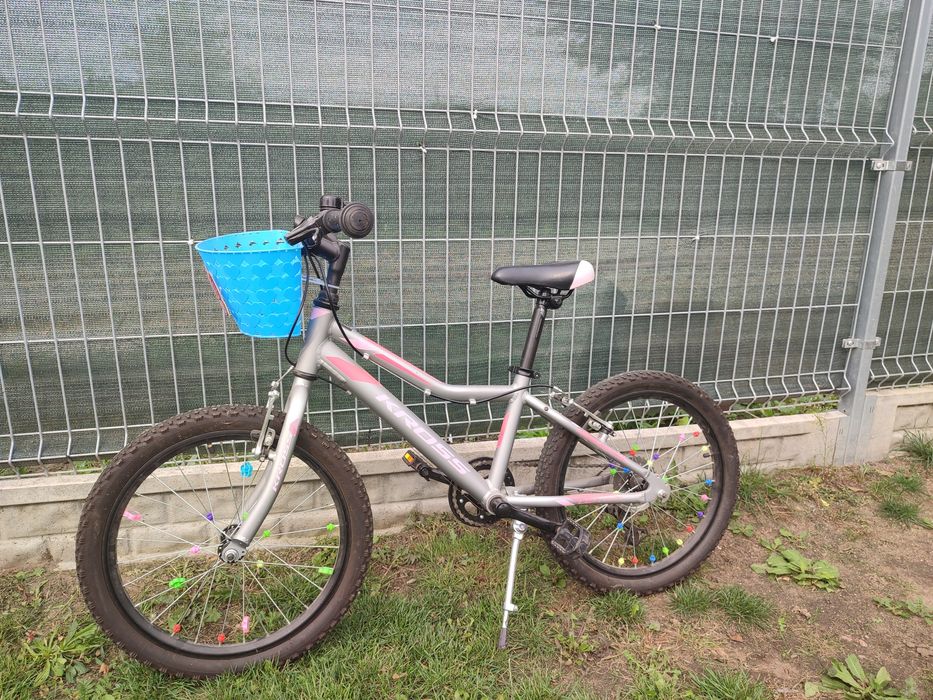 Rower dziecięcy KROSS  mini 20 cali różowo szary