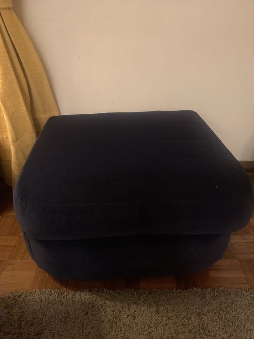 Sofá 2 lugares azul escuro