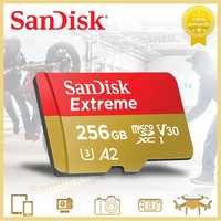 Карта памяти SanDisk Extreme microSDXC 256GB UHS-I U3 V30 A2
