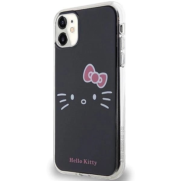 Etui Hello Kitty IML Kitty Face na iPhone 11 / Xr - czarne