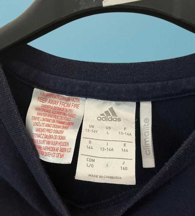 T-shirt Adidas chłopięcy | Rozmiar 13-14 lat (EU 164)