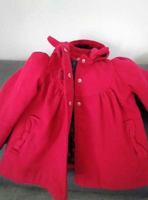 Płaszcz dziewczęcy 104 cm