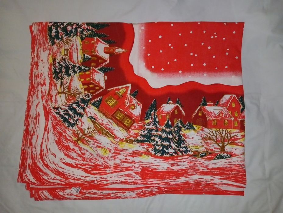 Різдвяна, новорічна скатертина (Італія)