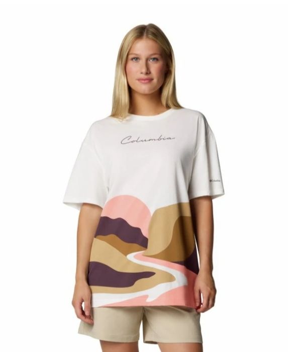 Жіноча футболка Columbia Rolling Bend™ Graphic Oversized Tee