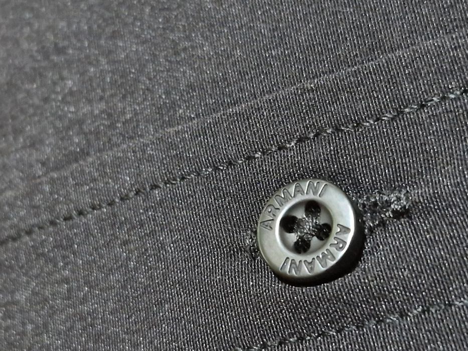 Ea7 męska elegancka koszula bawełna czarna xl 2xl metki długi rękaw